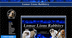 Desktop Screenshot of lomarlionsrabbitry.com